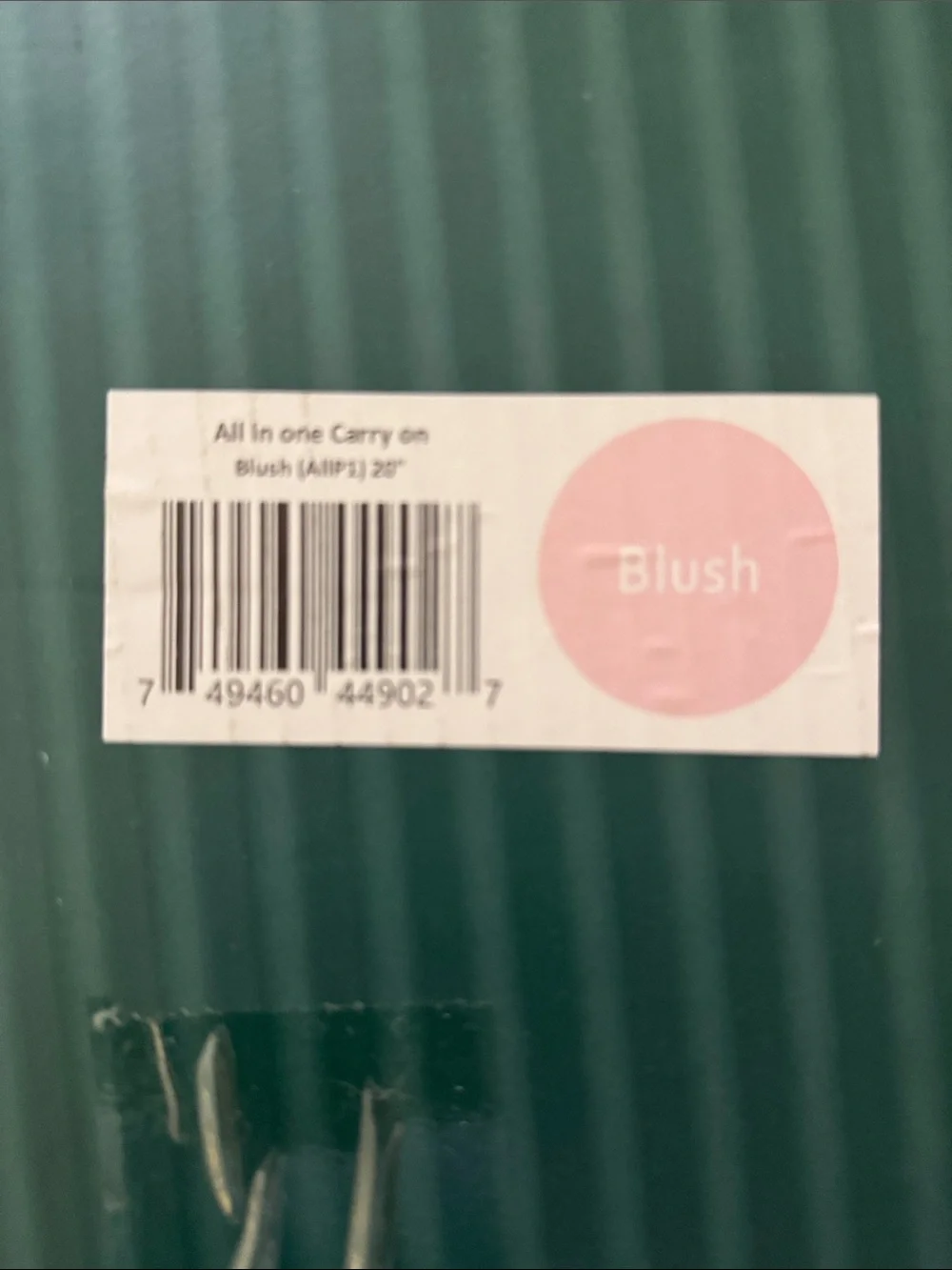 Pink Hard-Shell Rolling Storage Case with Spinner Wheels